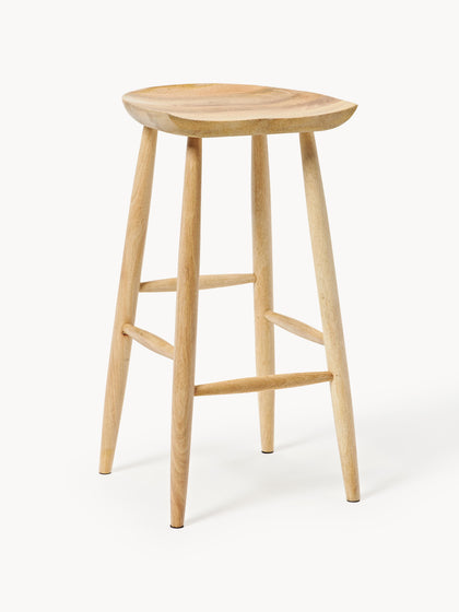 Westwing Collection Barhocker Nino aus Mangoholz