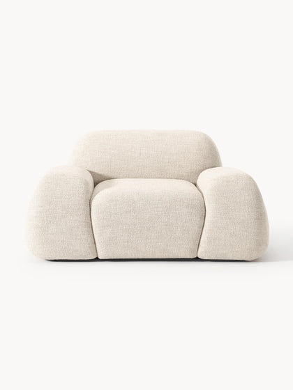 Westwing Collection Loungesessel Wolke aus Bouclé Super Sparpreis