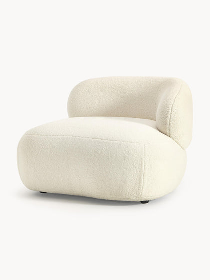 Westwing Collection Loungesessel Alba aus Teddyfell