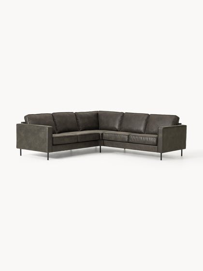 Westwing Collection Wohnlandschaft Hunter aus recyceltem Leder