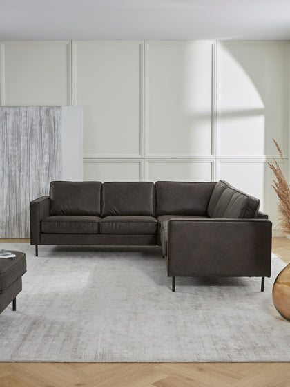 Westwing Collection Wohnlandschaft Hunter aus recyceltem Leder Bis zu 55% Rabatt