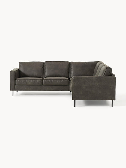 Westwing Collection Wohnlandschaft Hunter aus recyceltem Leder Bis zu 55% Rabatt