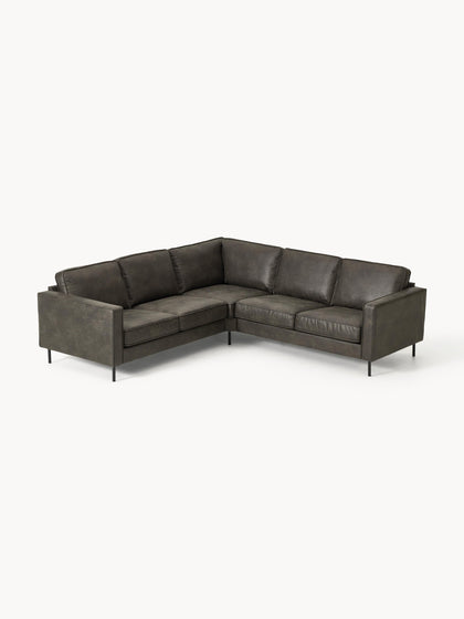 Westwing Collection Wohnlandschaft Hunter aus recyceltem Leder Bis zu 55% Rabatt