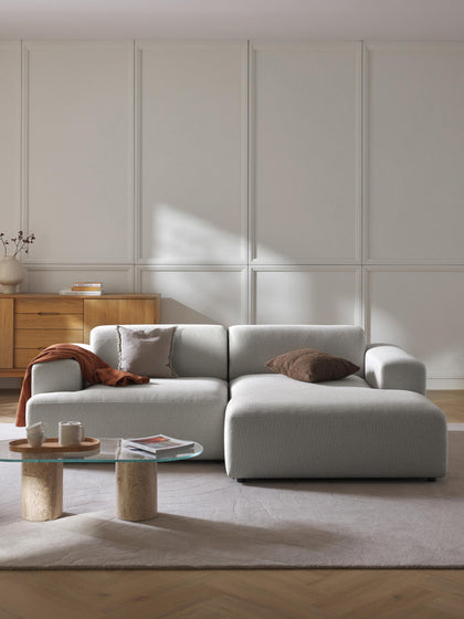 Westwing Collection Ecksofa Melva (3-Sitzer) Discount Store für neue Produkte