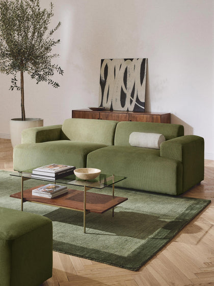 Westwing Collection Cord-Sofa Melva (2-Sitzer) Super Rabatt