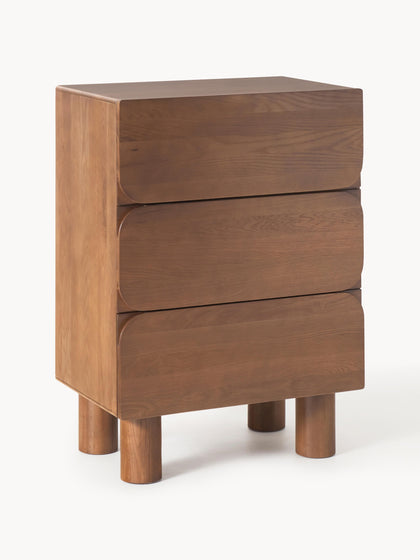 Westwing Collection Kommode Cadi aus Eichenholz Clearance-Verkauf