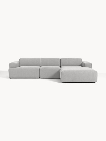 Westwing Collection Ecksofa Melva (4-Sitzer)