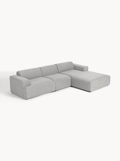 Westwing Collection Ecksofa Melva (4-Sitzer) zollfrei