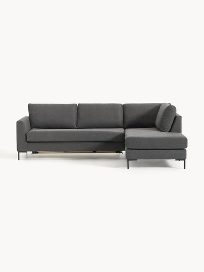 Westwing Collection Schlafsofa Luna (3-Sitzer) mit Matratze