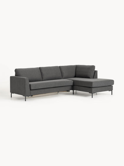 Westwing Collection Schlafsofa Luna (3-Sitzer) mit Matratze Outlet