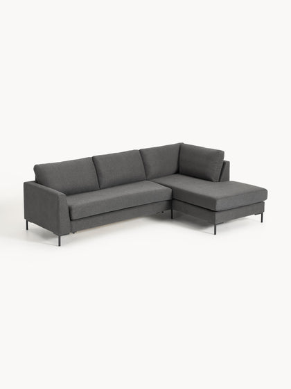 Westwing Collection Schlafsofa Luna (3-Sitzer) mit Matratze Outlet