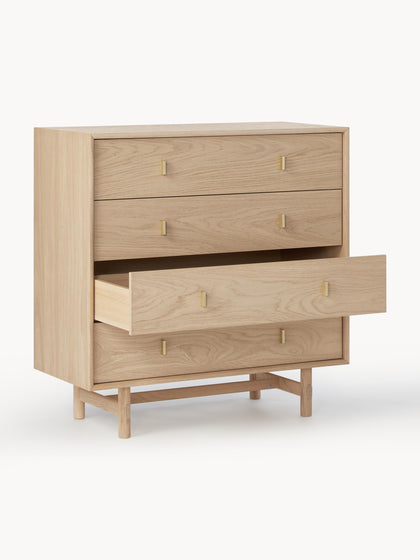 Westwing Collection Kommode Diana aus Eichenholz im Angebot