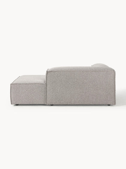 Westwing Collection Ottomane-Eckmodul Lennon aus Bouclé Schlussverkauf