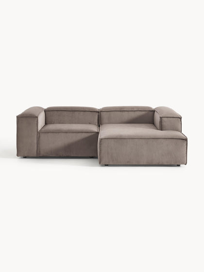 Westwing Collection Modulares Ecksofa Lennon aus Cord