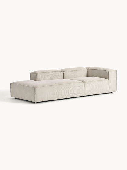 Westwing Collection Modulare Ottomane Lennon aus Cord Kostenloser Versand