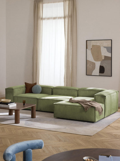 Westwing Collection Modulares Ecksofa Lennon aus Cord Online Shopping