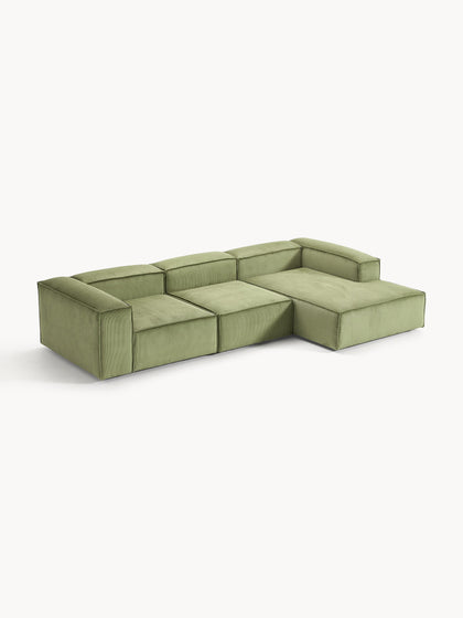 Westwing Collection Modulares Ecksofa Lennon aus Cord Online Shopping
