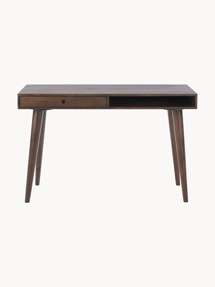 Westwing Collection Schreibtisch Tova aus Massivholz mit Schublade Preisnachlass