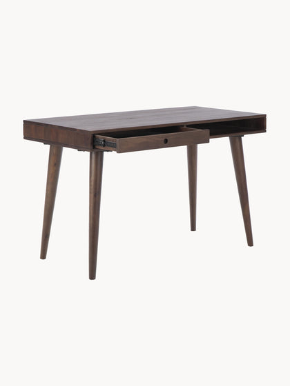 Westwing Collection Schreibtisch Tova aus Massivholz mit Schublade Preisnachlass