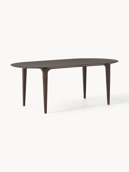 Westwing Collection Ovaler Esstisch Archie aus Mangoholz 200 x 100 cm