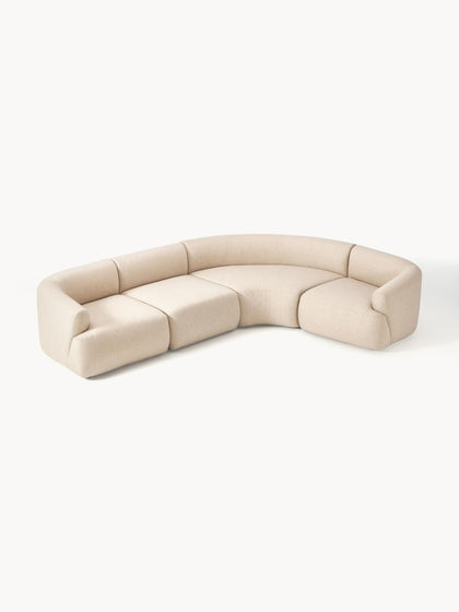 Westwing Collection Modulares Ecksofa Sofia (4-Sitzer) Black Friday