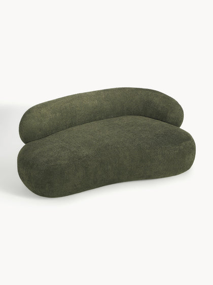 Westwing Collection Sofa Alba (2-Sitzer) aus Teddy-Bouclé Blitzangebot