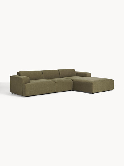 Westwing Collection Ecksofa Melva (4-Sitzer) Große Rabatte
