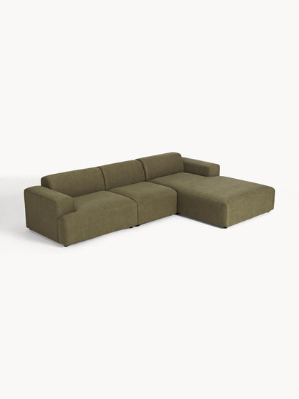 Westwing Collection Ecksofa Melva (4-Sitzer) Große Rabatte