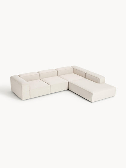 Westwing Collection Modulares XL-Ecksofa Lennon aus Leinen-Mix Neuheiten