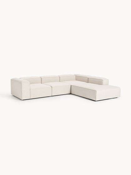 Westwing Collection Modulares XL-Ecksofa Lennon aus Leinen-Mix Neuheiten