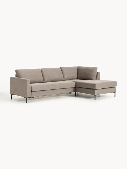 Westwing Collection Schlafsofa Luna (3-Sitzer) mit Matratze Super Sparpreis