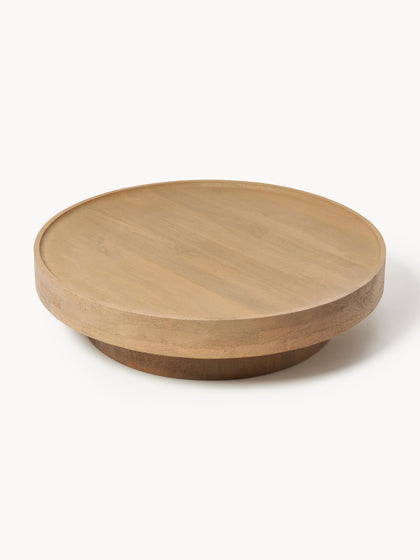 Westwing Collection Runder XL Couchtisch Benno aus Mangoholz Wochenangebot