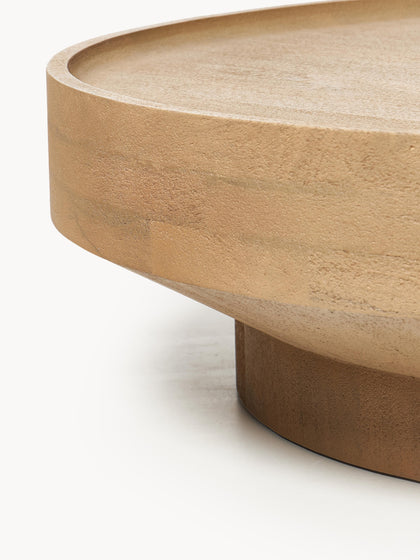 Westwing Collection Runder XL Couchtisch Benno aus Mangoholz Wochenangebot