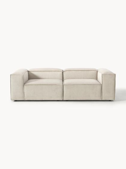 Westwing Collection Modulares Sofa Lennon (3-Sitzer) aus Cord