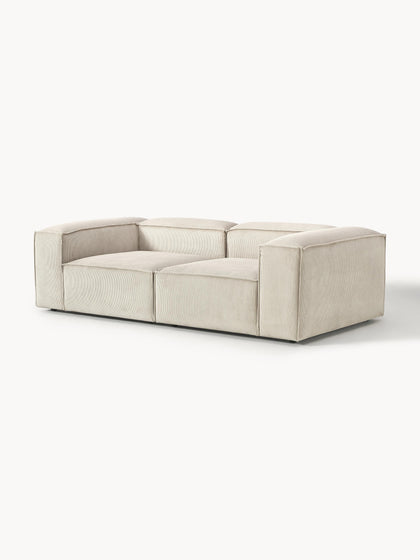 Westwing Collection Modulares Sofa Lennon (3-Sitzer) aus Cord Begrenzte Freigabe