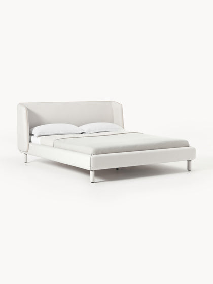 Westwing Collection Polsterbett Luma mit Kopfteil