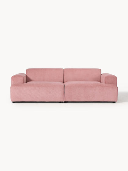 Westwing Collection Cord-Sofa Melva (3-Sitzer) Bis zu 50% Rabatt