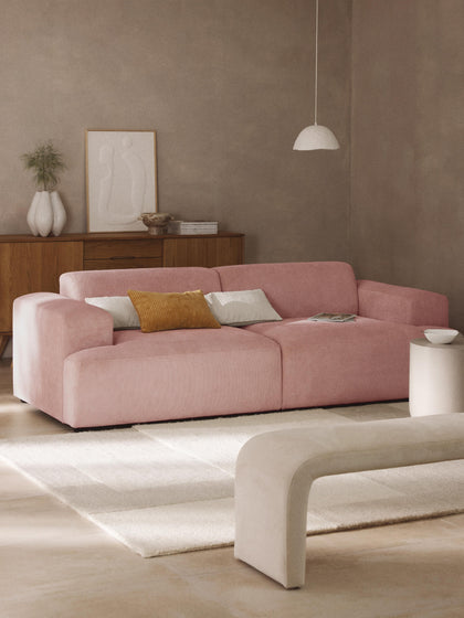 Westwing Collection Cord-Sofa Melva (3-Sitzer) Bis zu 50% Rabatt