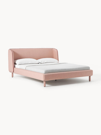 Westwing Collection Polsterbett Luma mit Kopfteil