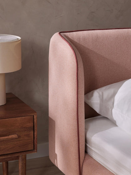 Westwing Collection Polsterbett Luma mit Kopfteil Bis zu 60% Rabatt