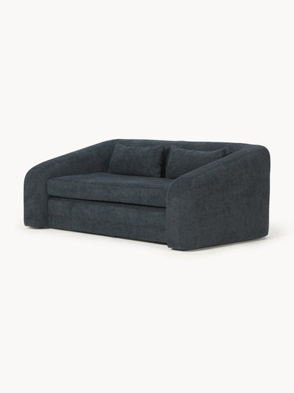 Westwing Collection Schlafsofa Eliot (2-Sitzer) aus Teddy-Bouclé Vierteljährliche Förderung