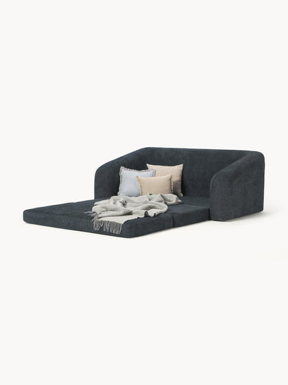 Westwing Collection Schlafsofa Eliot (2-Sitzer) aus Teddy-Bouclé Vierteljährliche Förderung