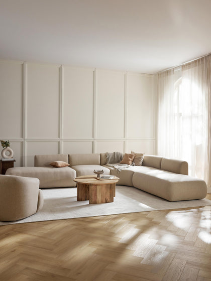 Westwing Collection Modulares Ecksofa Sofia (4-Sitzer) Super Rabatt
