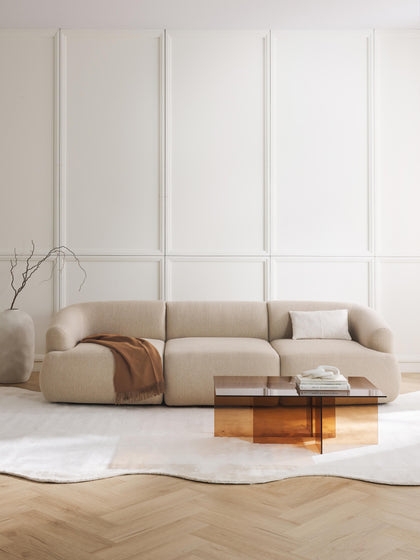 Westwing Collection Modulares Sofa Sofia (3-Sitzer) 50% Rabatt mit kostenlosem Versand