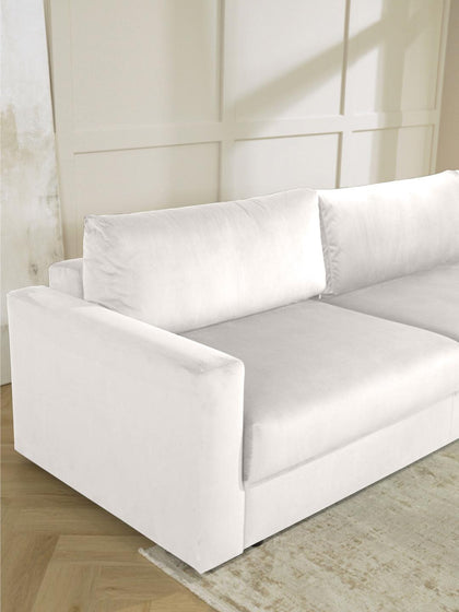 Westwing Collection Schlafsofa Tasha (3-Sitzer) mit Stauraum Black Friday Preise