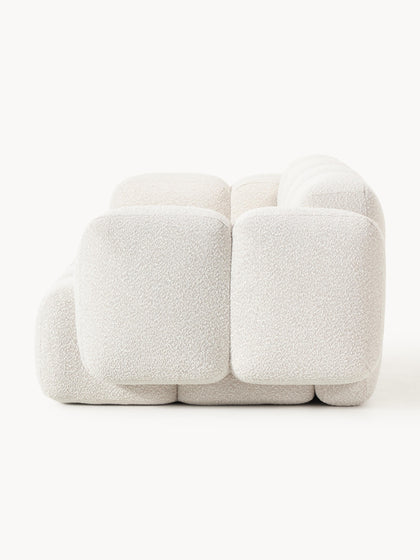 Westwing Collection Modulares Sofa Tayla (3-Sitzer) aus Bouclé zollfrei