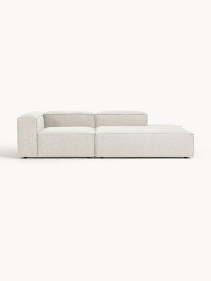 Westwing Collection Modulare Ottomane Lennon aus Bouclé 50% Rabatt für begrenzte Zeit