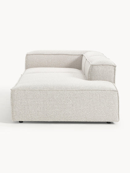 Westwing Collection Modulare Ottomane Lennon aus Bouclé 50% Rabatt für begrenzte Zeit
