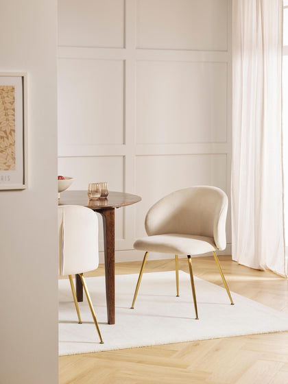 Westwing Collection Samt-Polsterstühle Luisa 2 Stück Online