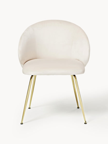 Westwing Collection Samt-Polsterstühle Luisa 2 Stück Online
